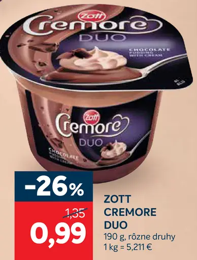 Zott Cremore Duo
