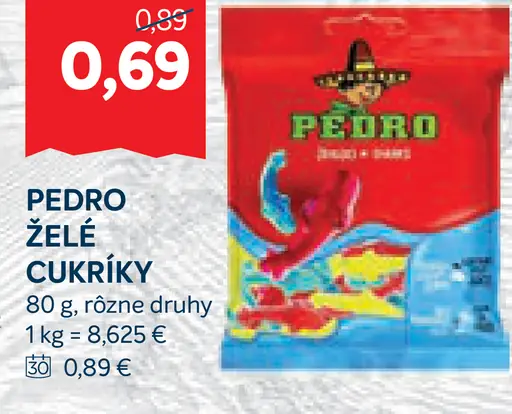 Pedro želé cukríky