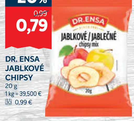 Dr. Ensa jablkové chipsy