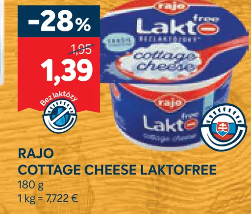 RAJO Cottage cheese laktofree