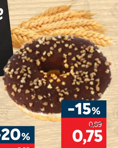 Donut s lieskovo-orieškovou náplňou