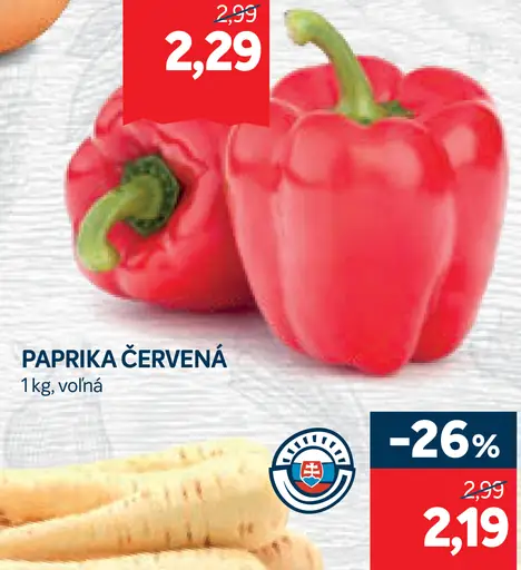 Paprika červená