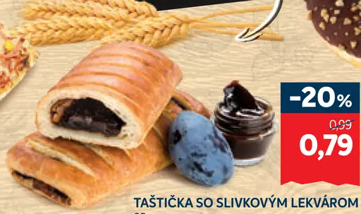 Taštička so slivkovým lekvárom