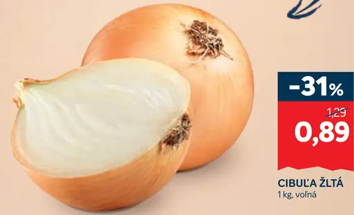 Cibuľa žltá