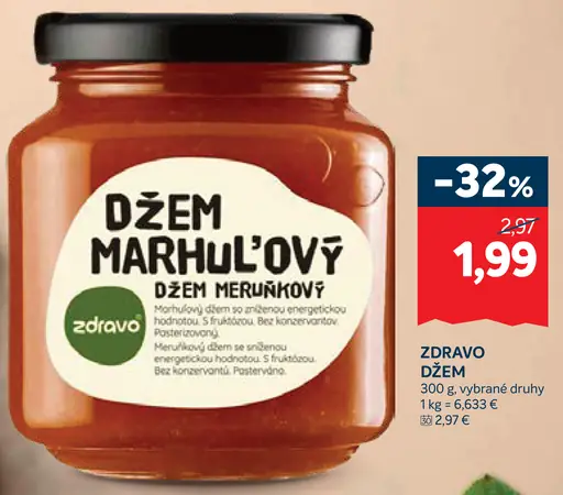 Zdravo džem marhuľový