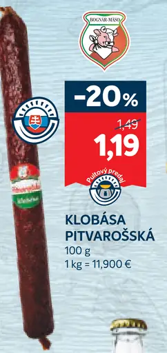 Klobása Pitvarošská