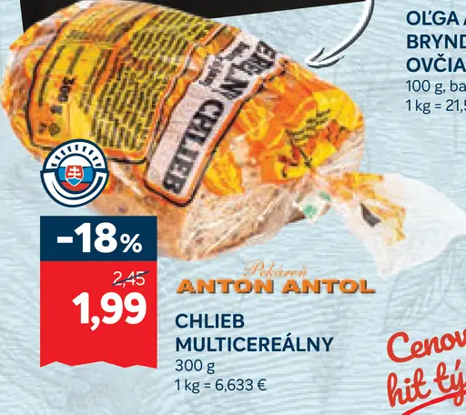 Anton Antol Chlieb multicereálny