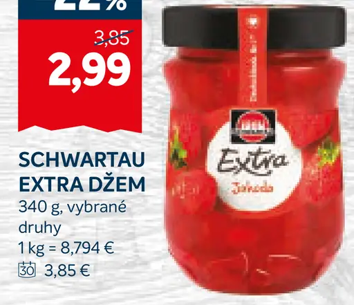 Schwartau Extra džem
