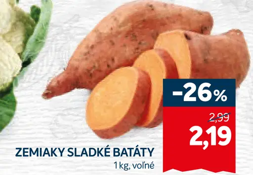 Zemiaky sladké batáty