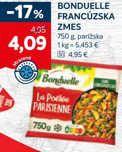 Bonduelle Francúzska zmes