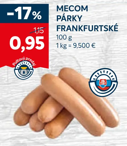 Mecom Frankfurtské párky