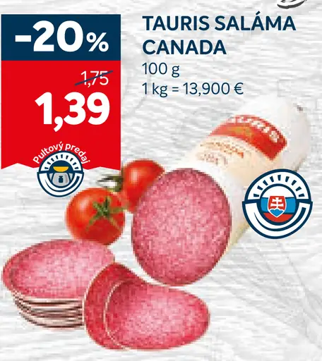 Tauris Canada saláma