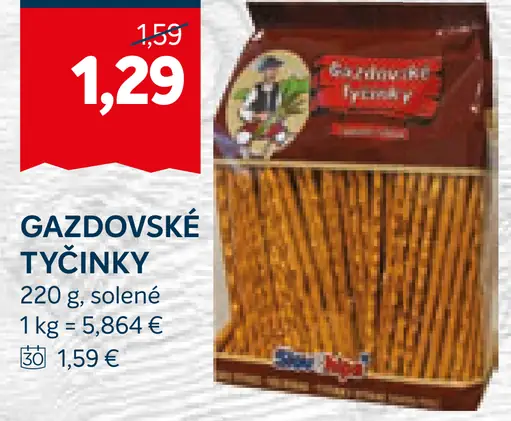 Gazdovské tyčinky solené