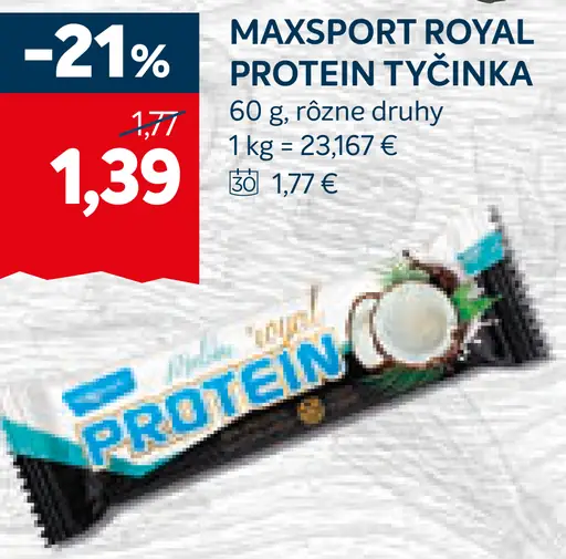 MAXSPORT Royal protein tyčinka