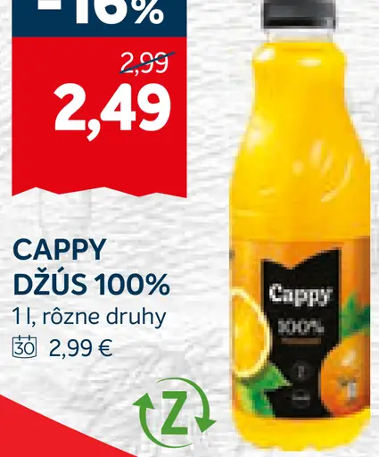 Cappy Džús 100%