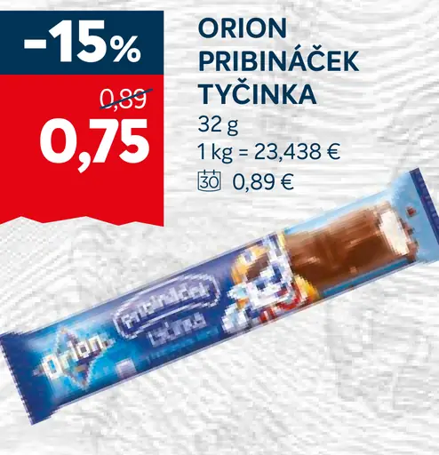 Orion Pribináček tyčinka