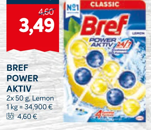 Bref Power Aktiv Lemon