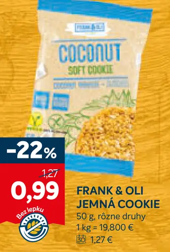 Frank & Oli jemná cookie