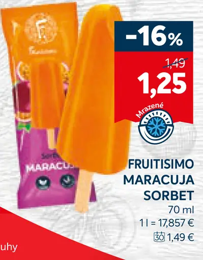 Fruitissimo Maracuja Sorbet