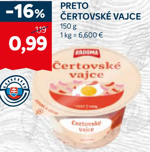 Preto Čertovské vajce