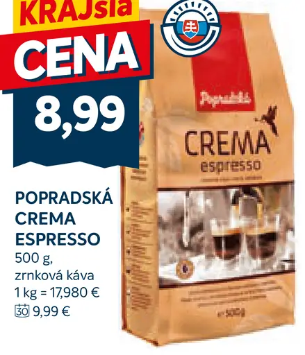 Popradská Crema Espresso