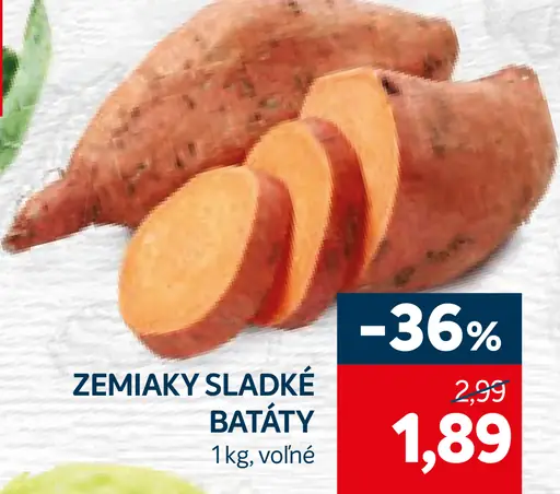 Zemiaky sladké batáty