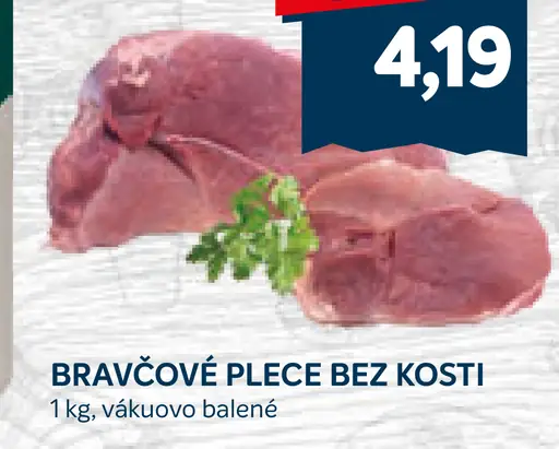 Bravčové plece bez kosti