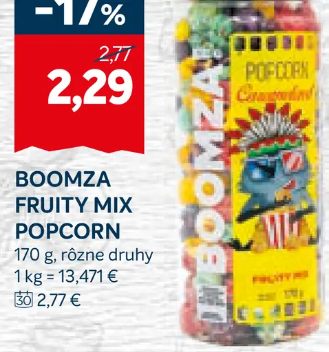 Boomza Fruity Mix Popcorn