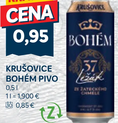 Krušovice Bohem Pivo