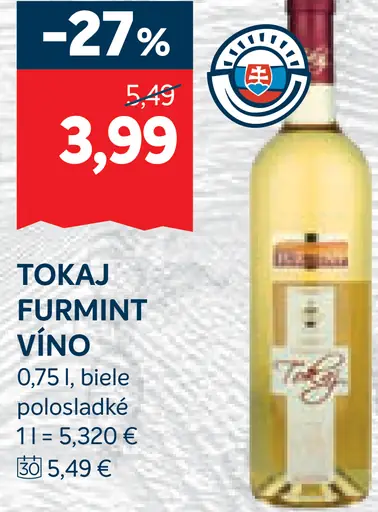 Tokaj Furmint víno