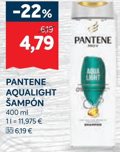Pantene Aqualight Šampón