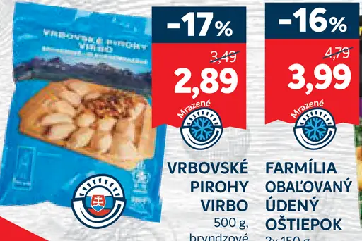 Farmília obaľovaný údený oštiepok