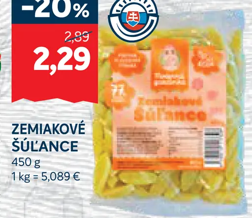 Zemiakové šúľance
