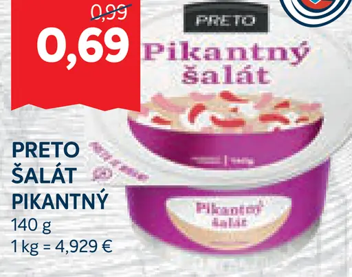 Preto šalát pikantný