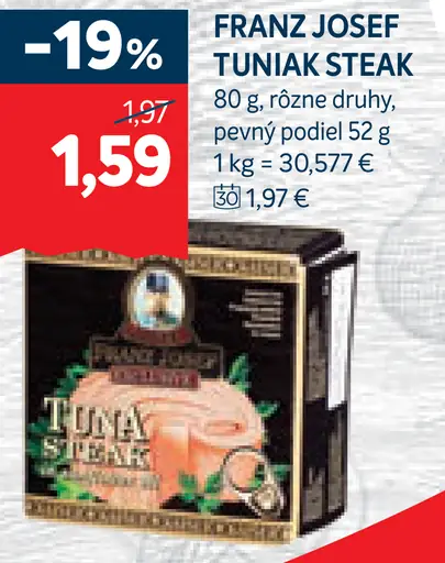 FRANZ JOSEF Tuniak steak