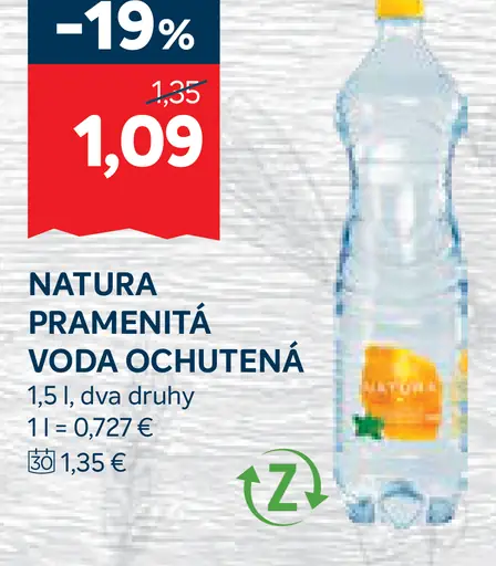Natura Pramenitá voda nesýtená