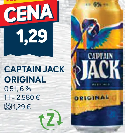 Captain Jack Original pivo