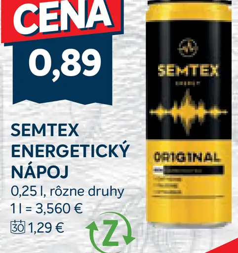 Semtex Energetický Nápoj