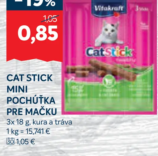 Vitakraft Cat Stick mini pochúťka pre mačku