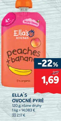 Ella's ovocné pyré