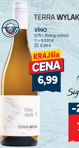 Terra Wylak víno