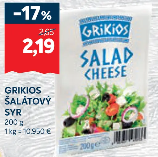 Grikios šalátový syr