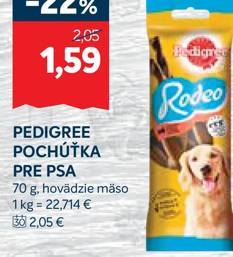 Pedigree Pochúťka pre psa