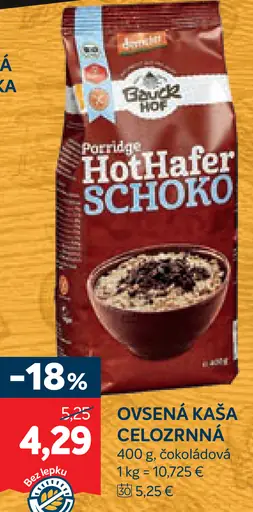 Bauck Hof OVESNÁ KAŠA CELOZRNNÁ