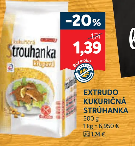 Extrudo Kukuričná strúhanka