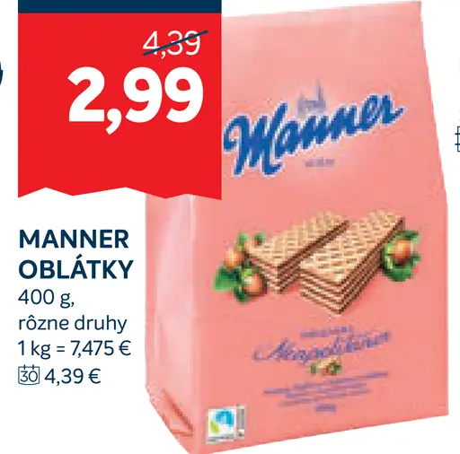 Manner oblátky
