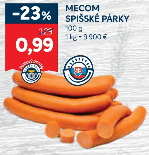 Mecom Spišské párky