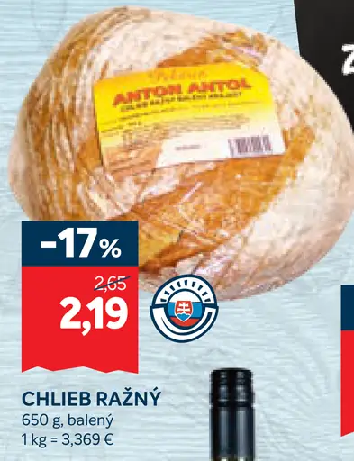 ANTON ANTOL Chlieb ražný