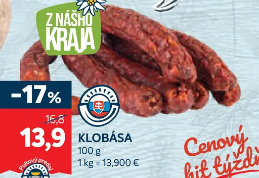 SALÁŠ Pružina Klobása