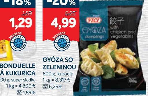 Yici Gyóza so zeleninou